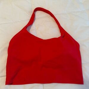 Athleta Red Halter Top